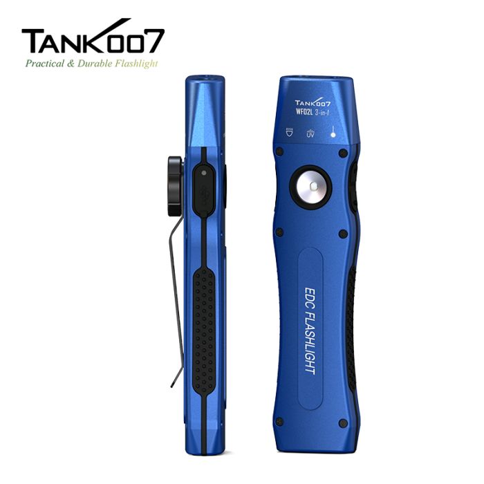 Ручний ліхтар з лазером і ультрафіолетом TANK007 WF02L