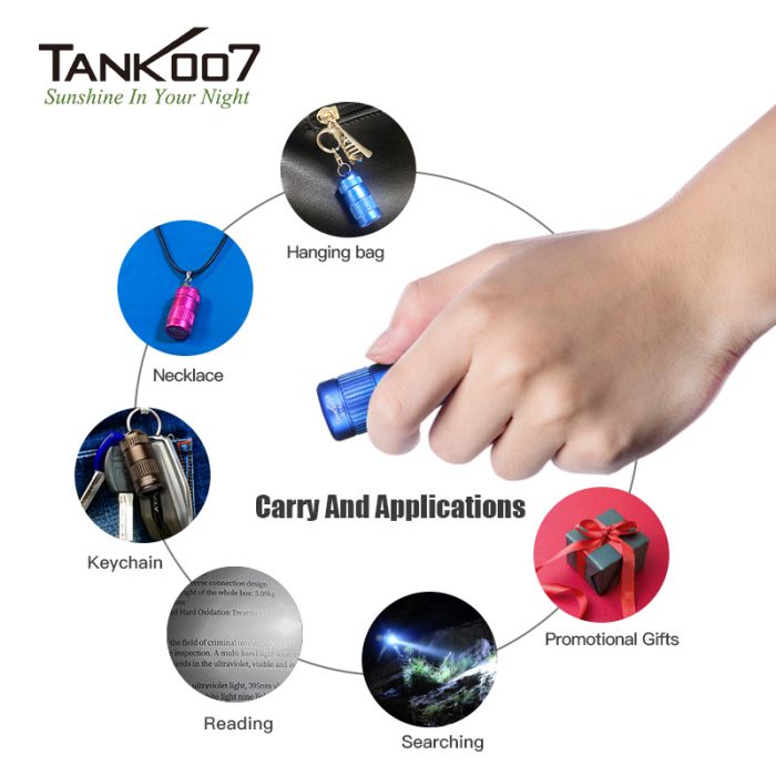 Ліхтар-брелок TANK007 E15