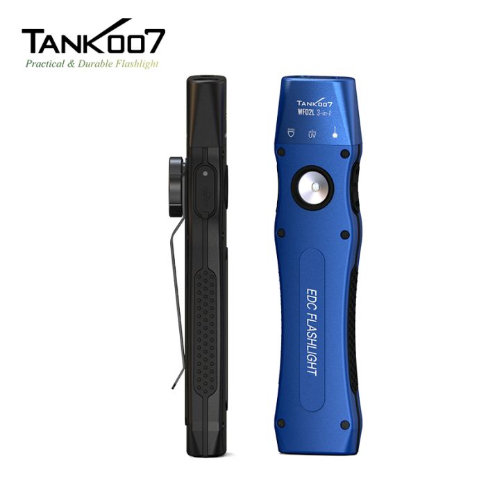 Ручний ліхтар з лазером і ультрафіолетом TANK007 WF02L