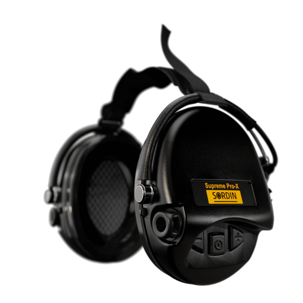 Активні навушники Sordin Supreme Pro-X Neckband PVC Black чорні