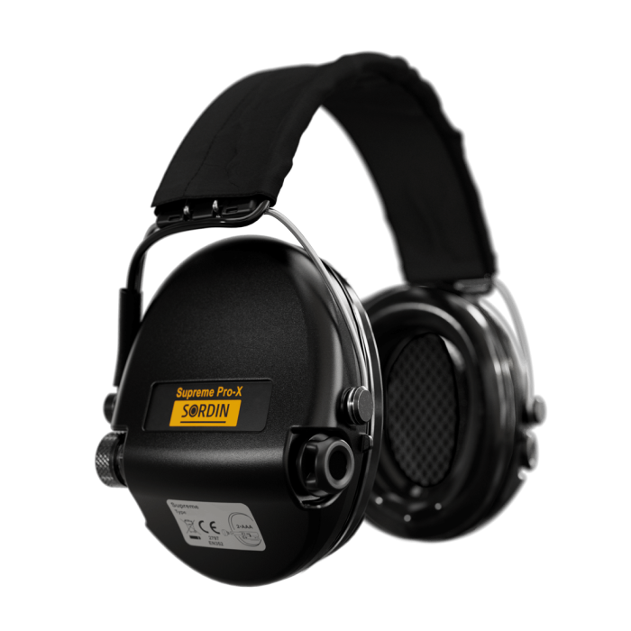 Активні навушники Sordin Supreme Pro-X Headband PVC Black чорні