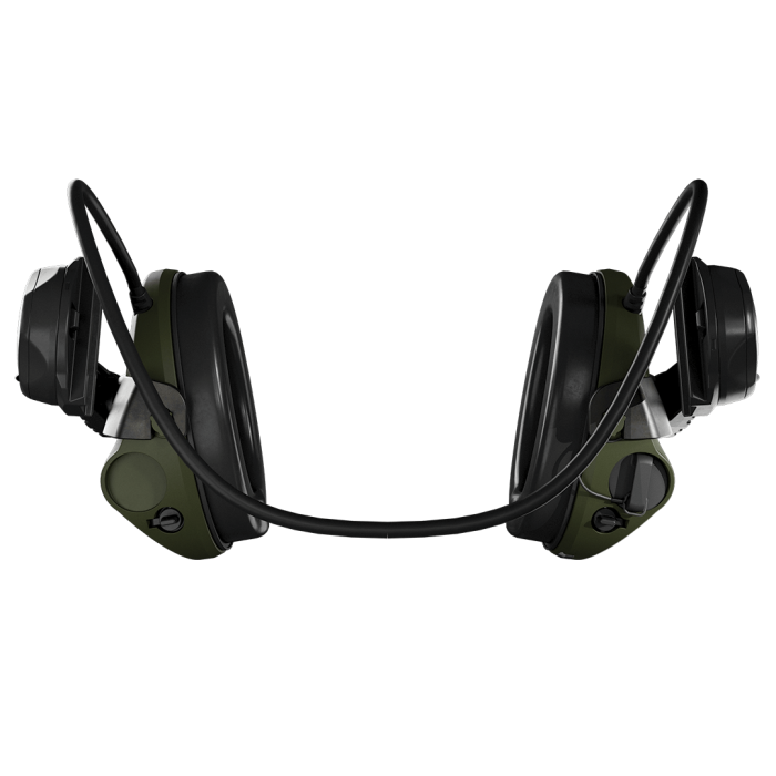 Активні навушники Sordin Supreme T2 Rear ARC Rails Memory Foam Green олива