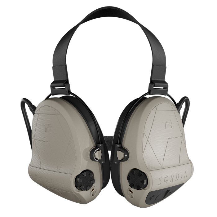 Активні навушники Sordin Supreme T2 Neckband Memory Foam Tan койот