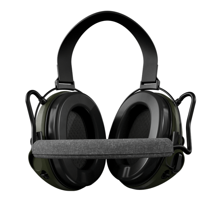 Активні навушники Sordin Supreme T2 Neckband Memory Foam Green олива