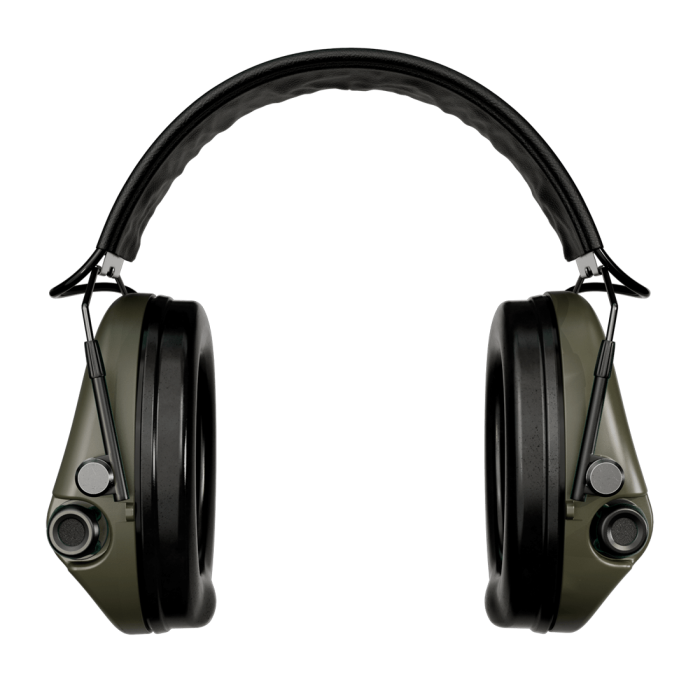 Активні навушники Sordin Supreme Mil AUX Slim HB Green олива
