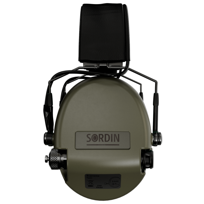 Активні навушники Sordin Supreme Mil AUX Slim HB Green олива