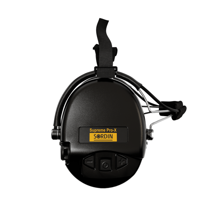 Активні навушники Sordin Supreme Pro-X Neckband PVC Black чорні