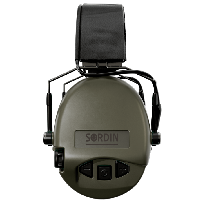 Активні навушники Sordin Supreme Mil AUX Slim HB Green олива