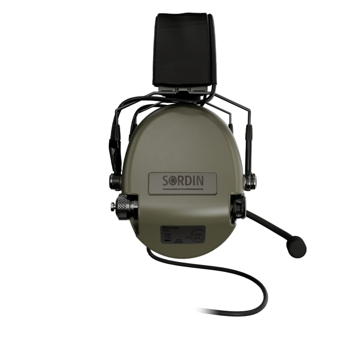 Активні навушники Sordin Supreme MIL CC Slim HB Green олива