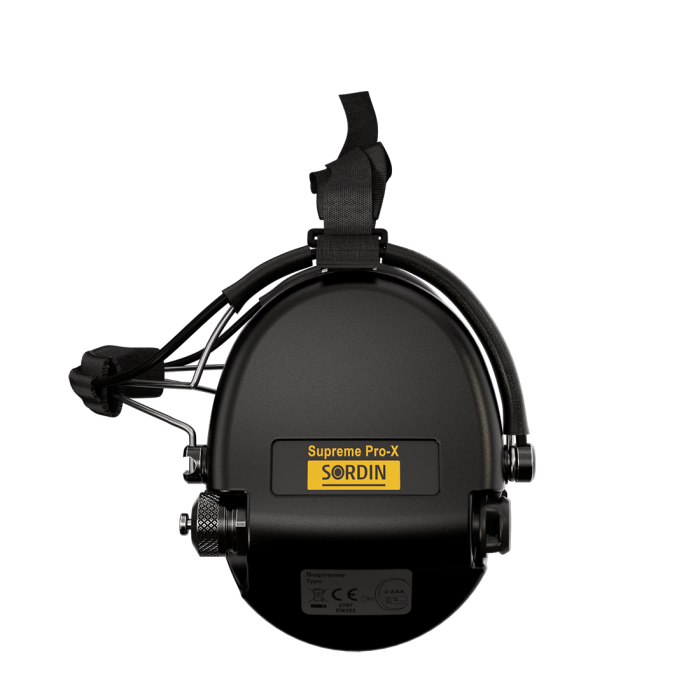 Активні навушники Sordin Supreme Pro-X Neckband PVC Black чорні