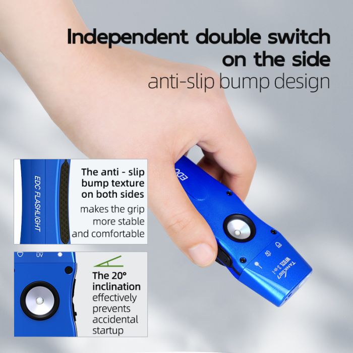 Ручний ліхтар з лазером і ультрафіолетом TANK007 WF02L