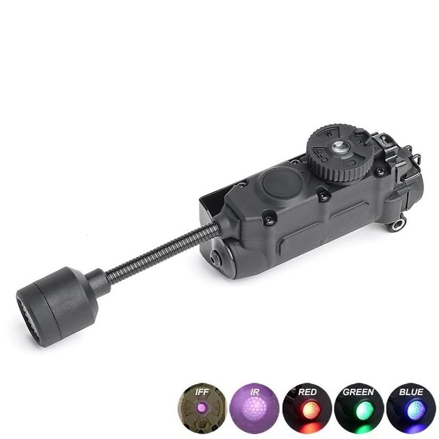 Тактичний ліхтар на шолом WOSPORT Sidewinder MPLS 5LED чорні