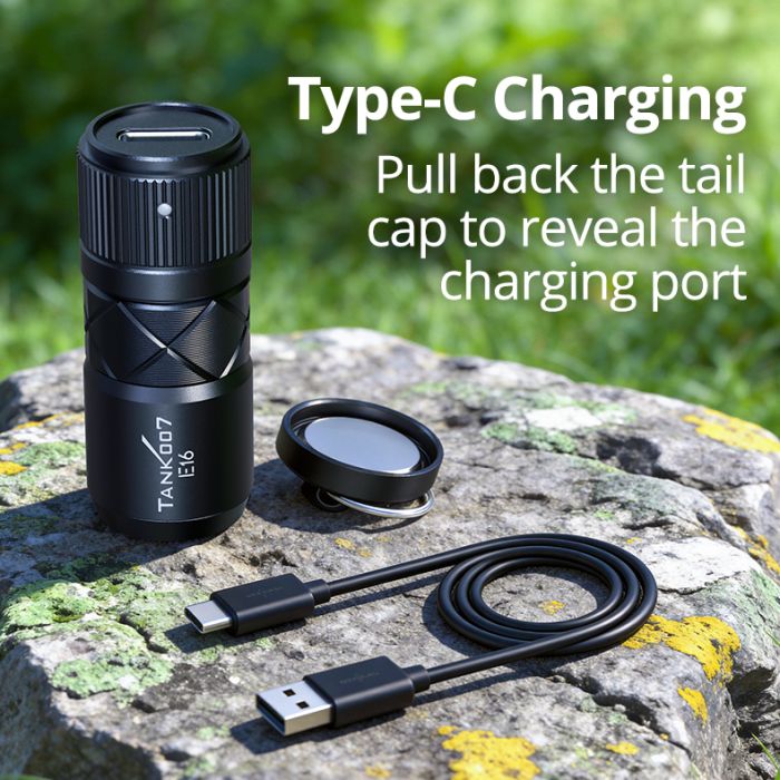 Ліхтар-брелок TANK007 E16 mini