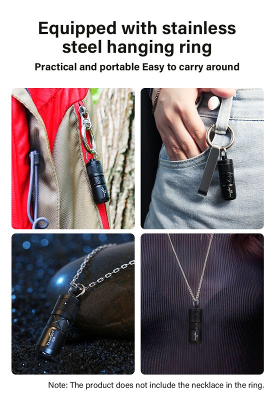 Ліхтар-брелок TANK007 E16 mini