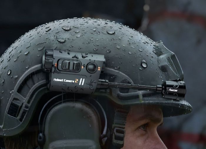 Тактична вологозахисна екшн-камера RunCam Helmet Camera 2 на шолом
