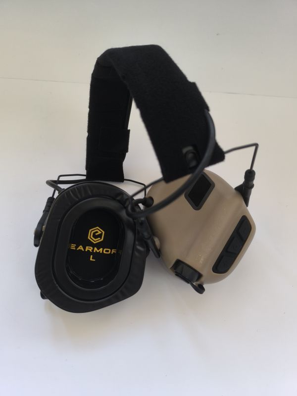 Навушники активні EARMOR M31 Plus + Кріплення М11 койот