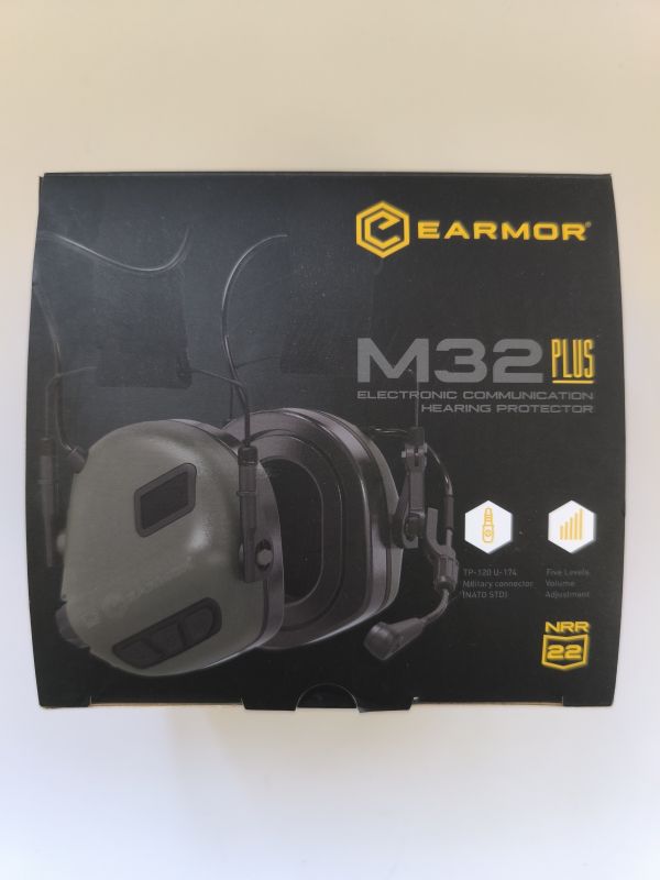 Навушники активні EARMOR M32 PLUS +Кріплення М11 койот