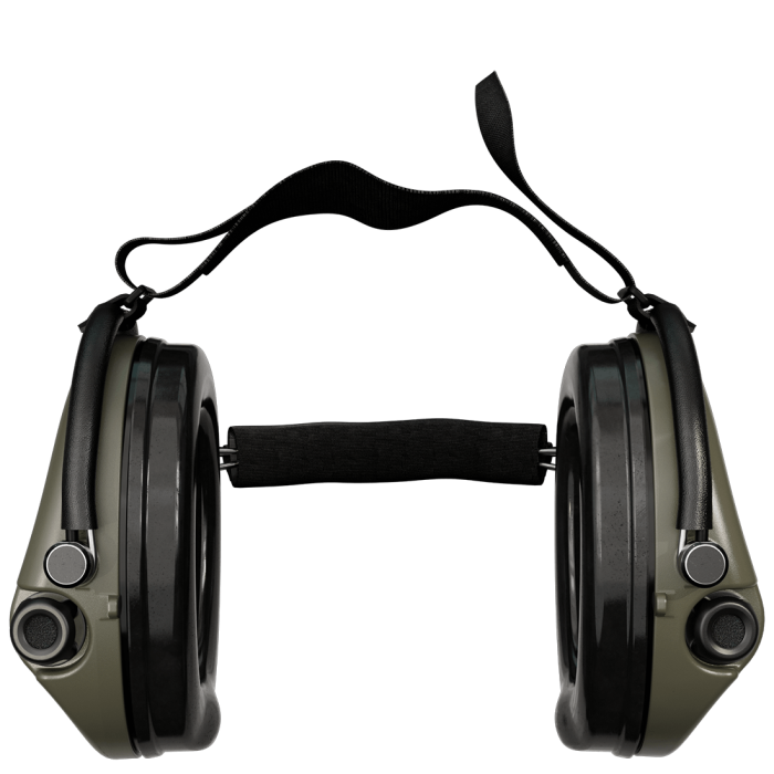 Активні навушники Sordin Supreme Pro-X Neckband PVC Green олива