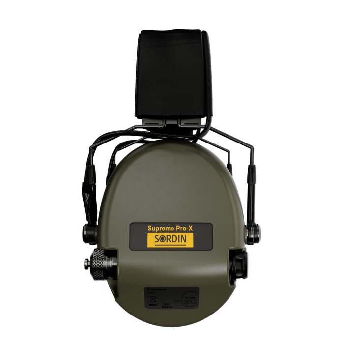 Активні навушники Sordin Supreme Pro-X Slim Headband Removable Green олива