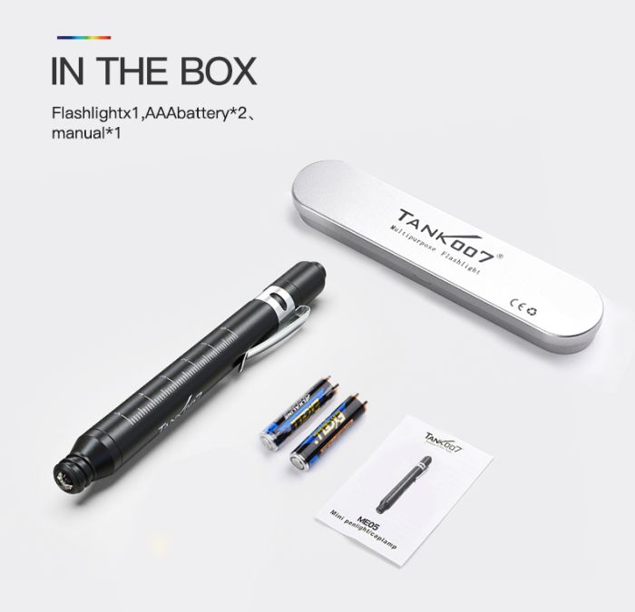 Ручний ліхтар для медичних оглядів TANK007 ME05