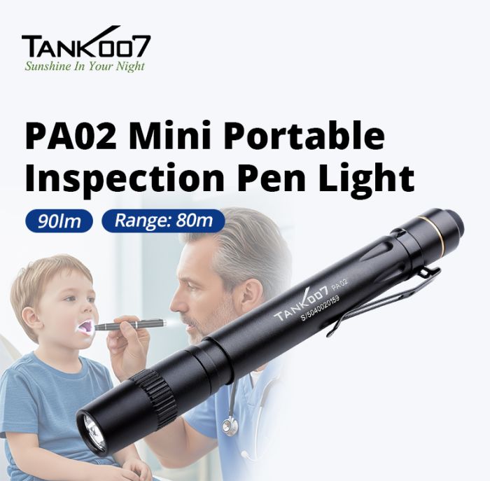 Ручний ліхтар для медичних оглядів TANK007 PA02