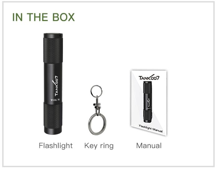 Ліхтар-брелок TANK007 TK701A