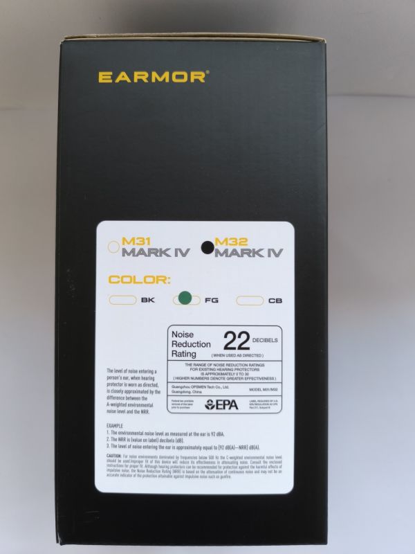 Навушники активні EARMOR M32X Mark4 MilPro Олива