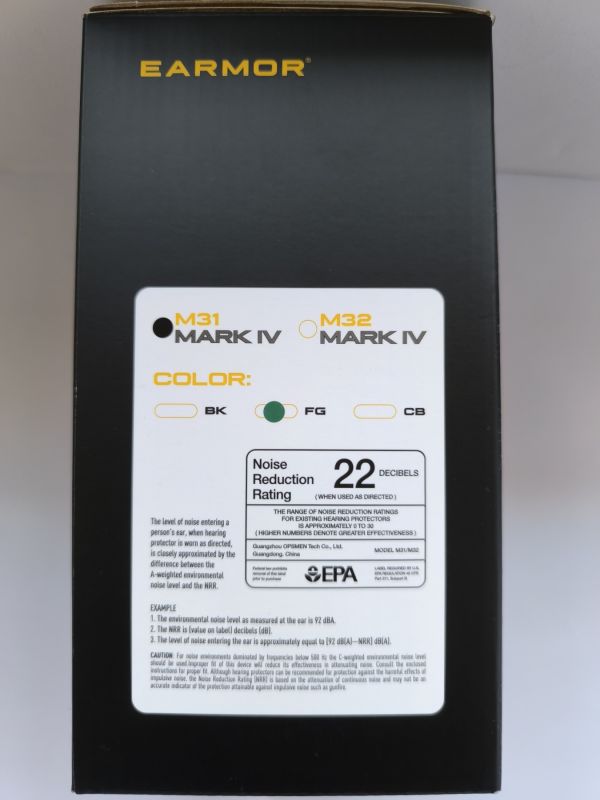Навушники активні EARMOR M31X Mark4 MilPro Олива